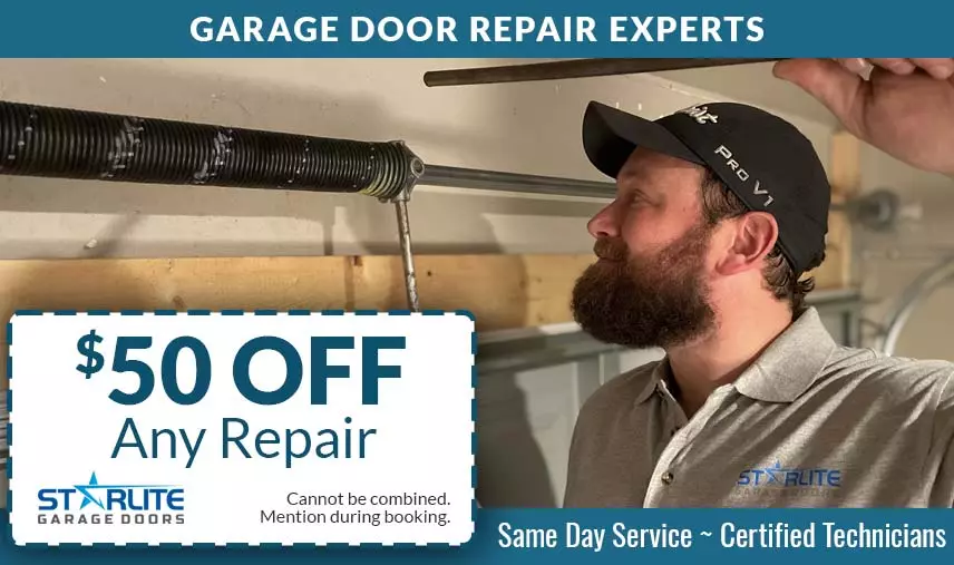$50 off any garage door repair